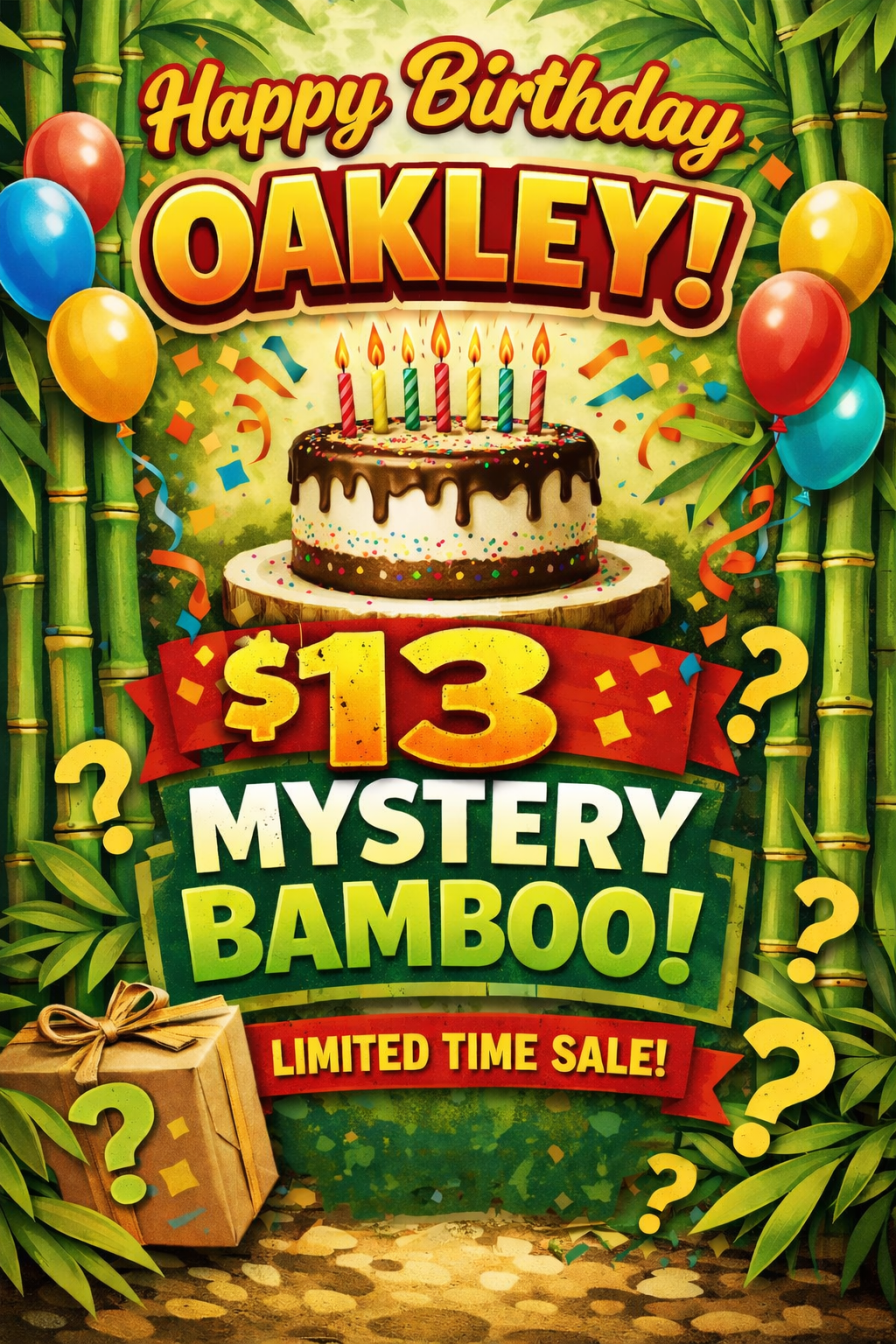 OAKLEYS BIRTHDAY MYSTERY
