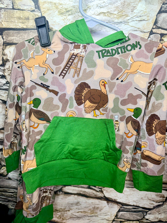 RTS DAYWEAR HOODIE WITH JOGGERS HUNT