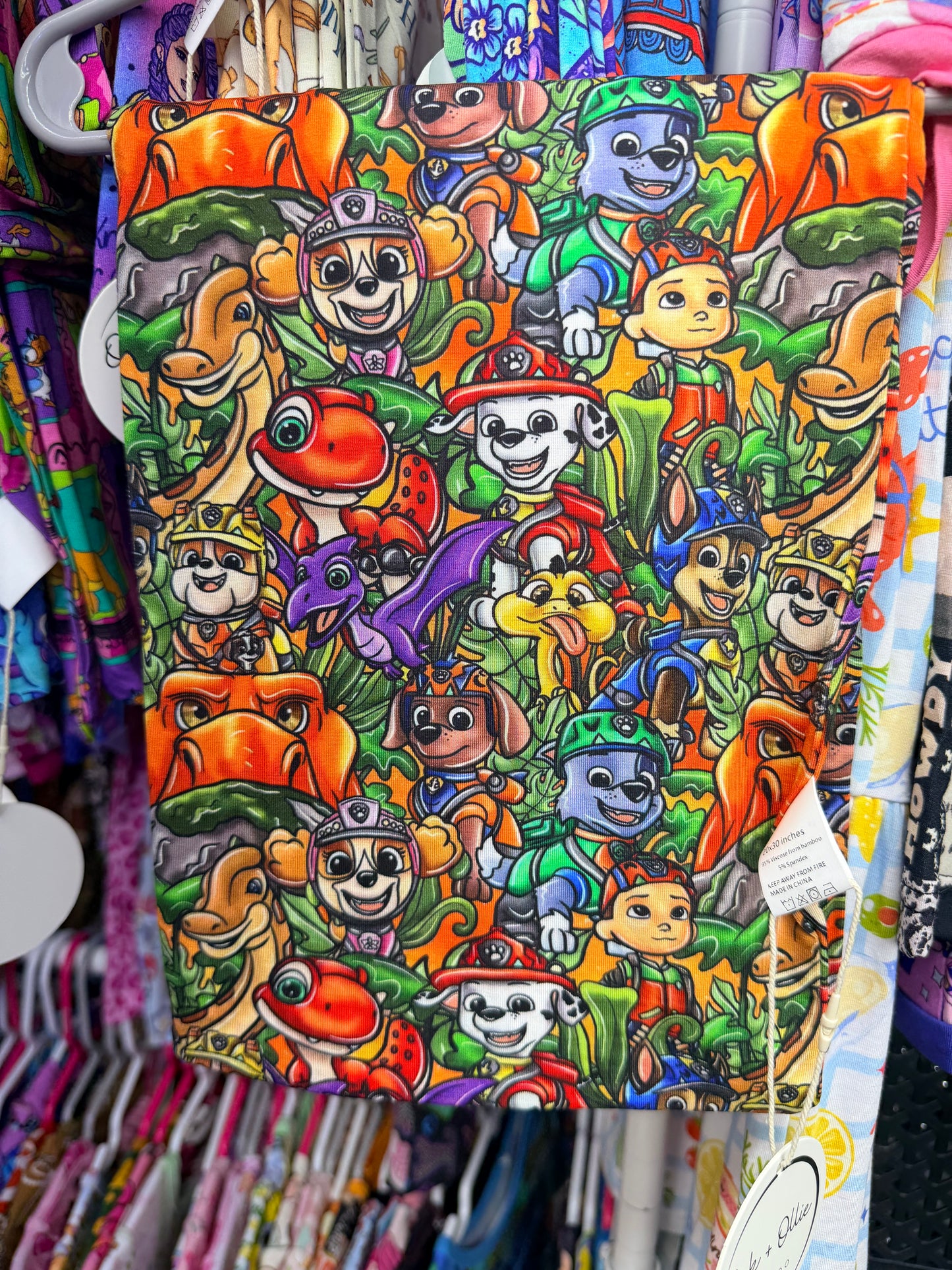 RTS PAW DINO PILLOWCASE