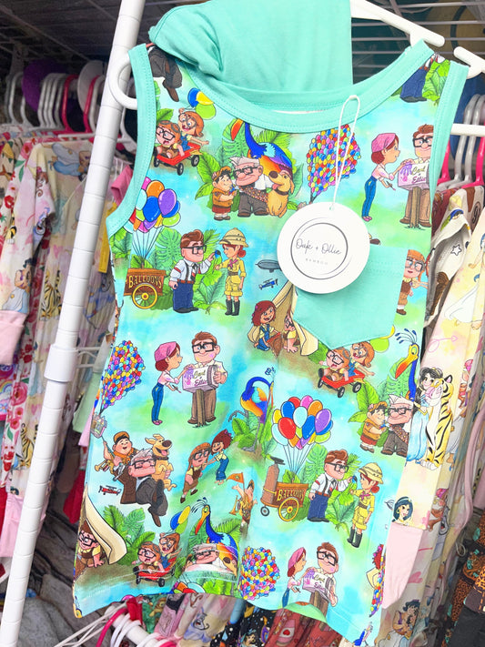 RTS UP TANK SHORT SET