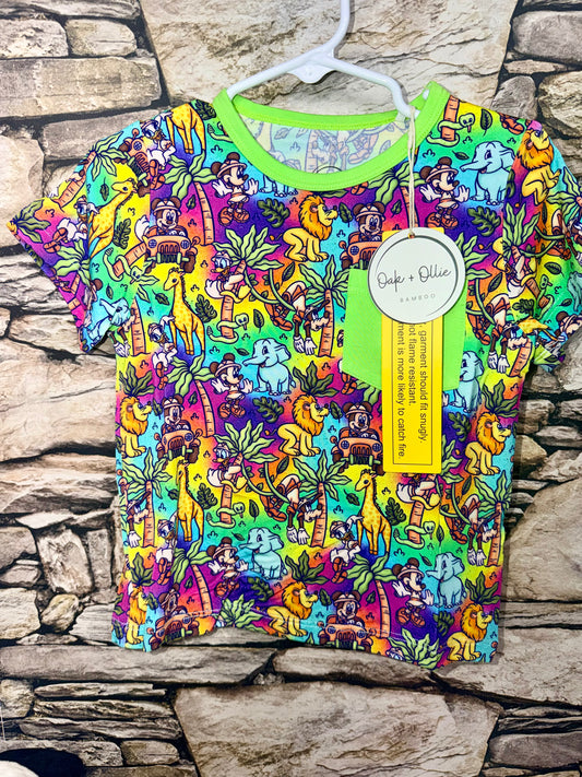 RTS NEON ZOO POCKET TEE